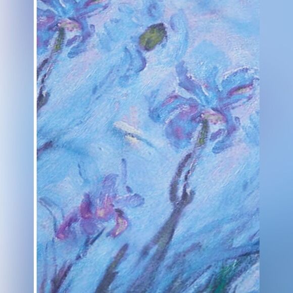 NEW TERI JON by Rickie Freeman Watercolor Floral Midi-dress in Light Blue NWT - Picture 6 of 16